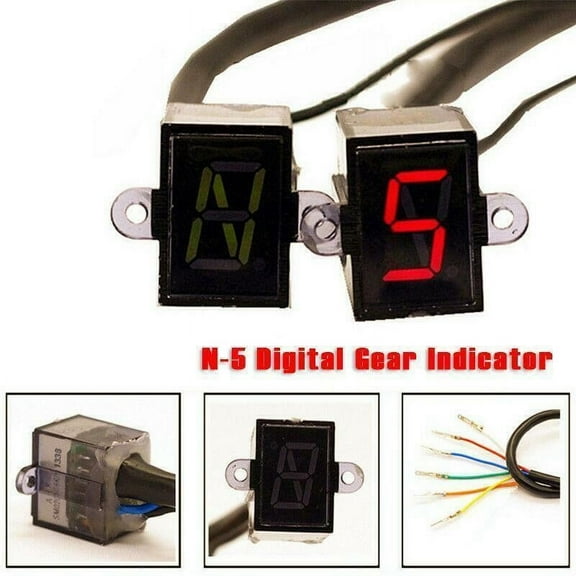 Universal Motor Digital Gear Indicator for Motorcycle Bike Display Shift Level