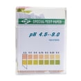 thumbnail image 1 of Papel PH tiras reactivas de PH portátiles fáciles de usar 45-90 para suelo para saliva ANGGREK Otros, 1 of 8