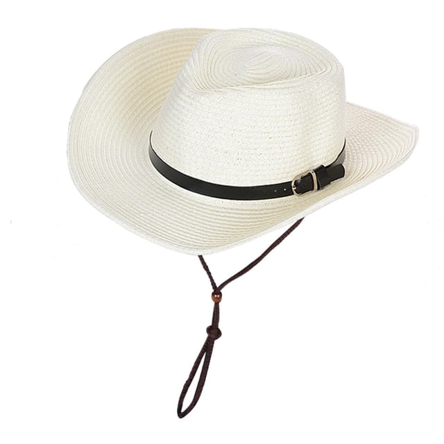 de playa Unisex sombrero de vaquero Visor de viaje de verano so Blanco Zulema sombreros para el sol para mujeres