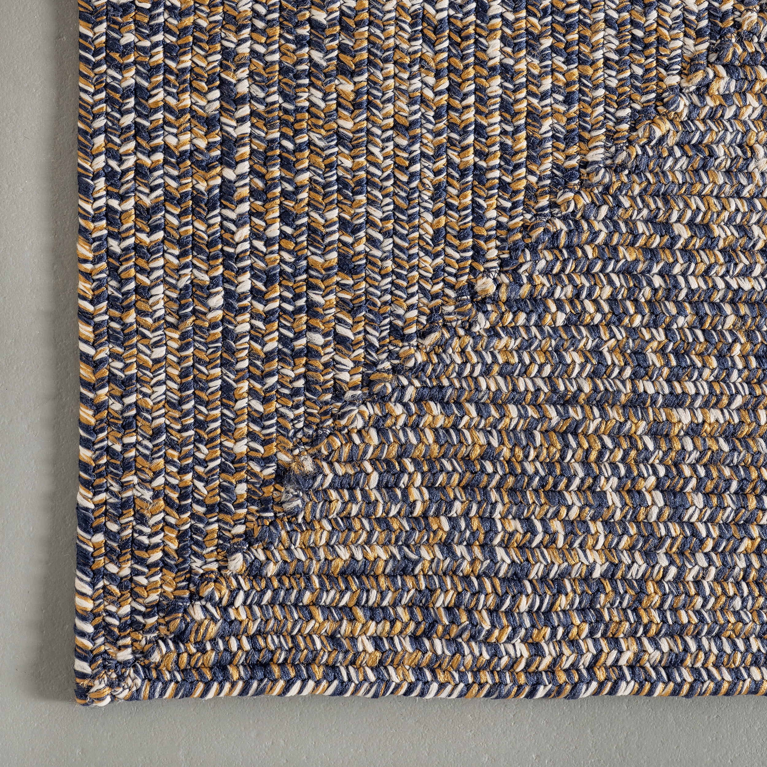nuLOOM Wynn Braided Indoor/Outdoor Area Rug, 5' x 8', Dark Blue