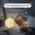 thumbnail image 4 of Luz de noche portátil para niños, luz de noche LED, lámpara de cervatillo para habitación de bebé con modos de respiración de 6 colores, sincronización, lámpara de noche, recargable por USB Adepaton GX-070, 4 of 9