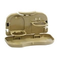 thumbnail image 2 of kkbbma under $5 Car Folding Tray, Car Folding Table Back Seat Tray, Auto Drink Food Cup Holder Storage Organizer, Vehicle Tray, Car Organizer, Travel Tray, 2 of 8
