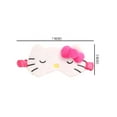 thumbnail image 3 of Sanrio - Girl's Hello Kitty Soft & Comfy Plush Pink Sleep Eye Mask, 3 of 4
