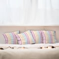 thumbnail image 3 of Ambesonne Colorful Throw Pillow Cover 4 Pack, Half Toned Polka Dots, 18", Multicolor, 3 of 6