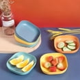 thumbnail image 6 of HeeHom Square Plastic Bowls 5.7 Inch - Lightweight Unbreakable Dinnerware Set for Camping, Soup, Pasta, Fruit, Snacks, 6 of 8