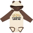 thumbnail image 3 of Inktastic My Grandparents Love Me Boys or Girls Long Sleeve Baby Bodysuit, 3 of 5