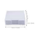 thumbnail image 2 of EXHUMKY 1Jgo Memo Pequeño Cuadrado En Caja Transparente Para Notas Y Recordatorios, 2 of 8