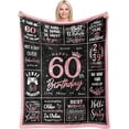thumbnail image 1 of LHSHID 70th Birthday Gifts for Women Blanket Funny 70th Birthday Decoration for Women Birthday Gifts for 70th Women Best 70th Birthday Gift Ideas for Women Happy Birthday Gifts 50"x60", 1 of 6