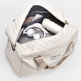 thumbnail image 4 of Large Capacity Travel Bag, Gym Duffle Bag with Shoe Compartment for Women, Weekender Overnight Carry on Duffel with Dry Wet Separation, Lightweight Sports Gym Bag for Travel and Fitness, 4 of 8