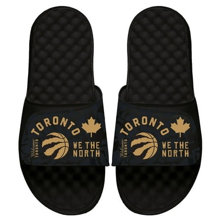 

ISlide Black Toronto Raptors 2022/23 City Edition Collage Slide Sandals