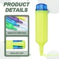 thumbnail image 3 of Uxcell Highlighter Pen, 3 Pack Water Based Broad Tip Writing Marker Pens Cute Pastel Colored Highlighter Studying Supplies for Office Home Daily Use, Light Yellow, 3 of 6