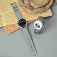 thumbnail image 7 of Two-Piece Quick Release Nylon Watch Strap with Metal Loop,24mm Double Layered Woven Nylon with Tight Stitching,Replacement Watch Band with Brushed Black Stainless Buckle, 7 of 7