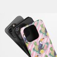 thumbnail image 4 of Toucan For All iPhone Series Protective Phone Case Tropical Watercolor Pink Striped, 4 of 7