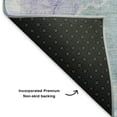 thumbnail image 5 of Addison Rugs Mayfield Premium Machine Washable Transitional Abstract Lavender Rectangle Rug, 3' x 5', 5 of 7