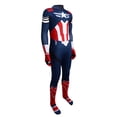 thumbnail image 3 of Captain Onesie Cosplay Costumes for Men, Classic Halloween Costumes for Men Jumpsuit Bodysuit, Cosplay Costume for Party, 3 of 6