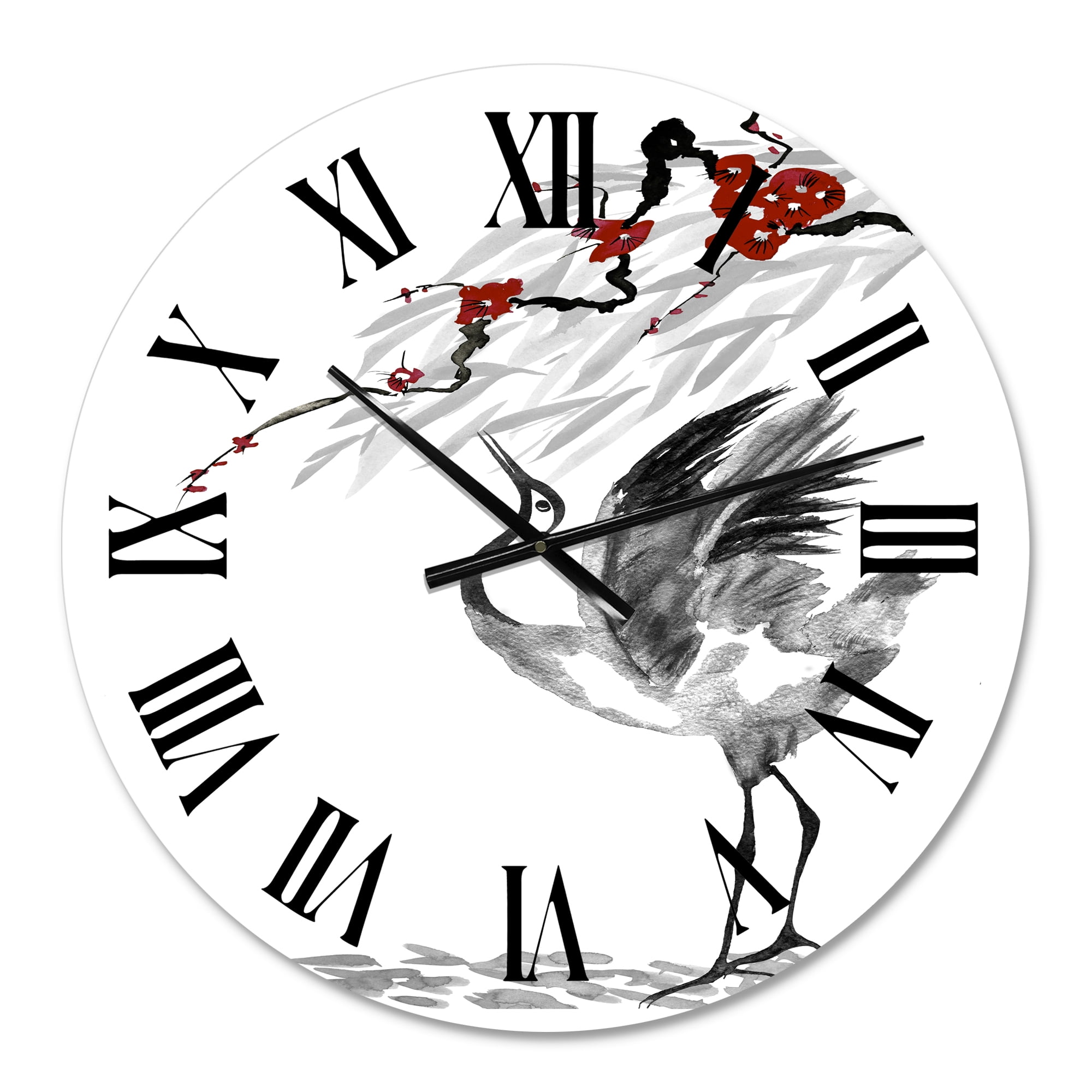 Designart 1 in Quartz Traditional Wall Clock