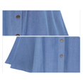 thumbnail image 4 of Jupe Midi Plissée Taille Haute Décontractée pour Femmes avec Poche, 4 of 5