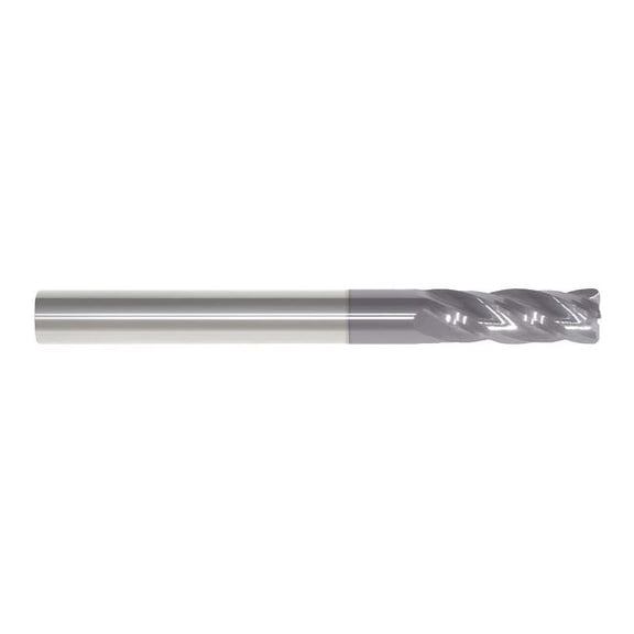Manufacturer Varies Carbide End Mill, 1/4In, 4FL, Single, 2-1/2 206-602560
