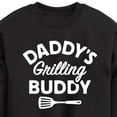 thumbnail image 3 of Instant Message - Daddy's Grilling Buddy - Toddler & Youth Crewneck Fleece Sweatshirt, 3 of 6