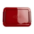 thumbnail image 2 of Click Clack 3-Piece Basic Small Storage Container Set | Red, 2 of 2