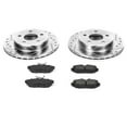 thumbnail image 3 of PowerStop Rear Z23 Evolution Sport Carbon-Fiber Ceramic Brake Pad and Drilled & Slotted Rotor Kit Fits: FORD LINCOLN MERCURY Select Models K1297, 3 of 10