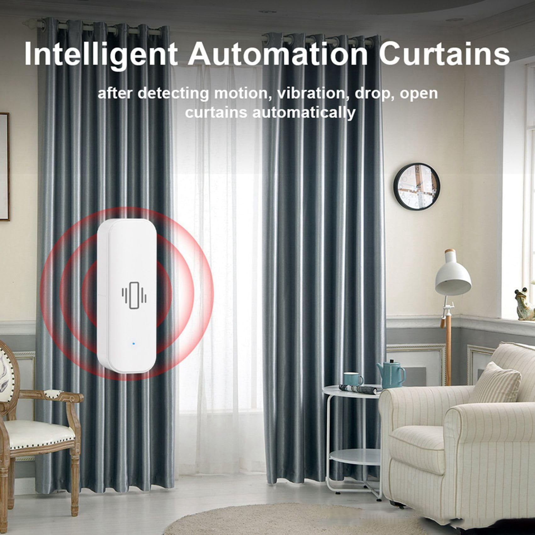2X Tuya Smart Vibration Sensor ZigBee Tuya Sensor Monitor App Control Security Protection Zigbee Sensor