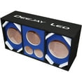 thumbnail image 4 of DeeJay LED Car Speaker Enclosure Two 8" Woofers w/ 2 Tweeters & 1 Horn - Blue, 4 of 4