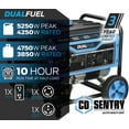 thumbnail image 2 of Pulsar Products Inc Dual Fuel Portable Power Generator 5250 Peak Watts 224cc Engine, 2 of 10