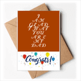 thumbnail image 1 of Glad Father Dad Excitation Grow Wedding Cards Congratulations Greeting Envelopes, 1 of 3