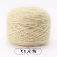 thumbnail image 1 of Nvzi Hilo para ganchillo, 2 ovillos, 300 g en total, perfecto para proyectos de ganchillo, hilo suave y duradero, color beige., 1 of 5