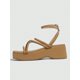 thumbnail image 2 of Women's Breathable Open Toe Platform Sandals With Ankle Strap And Buckle, Casual Student Sandals For Summer, 2 of 4