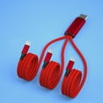 thumbnail image 6 of 3 in 1 USB C to USB C Multi 3 in 1 Type C to 3 Type C Port Cord, 5V 2A Fast Charging Cable for 3 Mobile Phones, 6 of 9