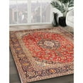 thumbnail image 3 of Ahgly Company Machine Washable Indoor Rectangle Traditional Fire Brick Red Area Rugs, 7' x 9', 3 of 7
