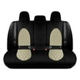 thumbnail image 1 of For 2018-2022 Toyota Camry FH Group Neoprene Custom Fit Waterproof Car Seat Covers - Rear Beige, 1 of 4