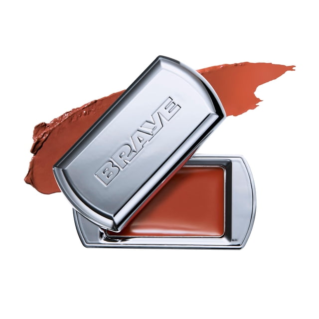 LABIOS BRAYE | Rubor para mejillas y labios Maquillaje coreano Rubor Bálsamo fresco para labios y mejillas Crema vegana Liviana con maquillaje mezclable y edificable Aspecto natural 02 RORTY 0.08oz