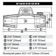thumbnail image 3 of Warn - 103251 - VR EVO 8-S STANDARD DUTY 8,000LB WINCH WITH SYNTHETIC ROPE Fits select: 1992-2008 FORD F150, 1999-2013 CHEVROLET SILVERADO, 3 of 3
