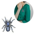 thumbnail image 2 of SIEYIO Distinctive Spiders Shaped Brooch with Rhinestones Embellishment for Gatherings, 2 of 20