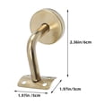 thumbnail image 2 of OUNONA  2 Pcs Hand Rail Bracket Handrailings outside Handrails for Steps, 2 of 8