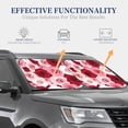 thumbnail image 4 of Gaeub Rose Foldable Auto Sun Blocker Visor, Sunshade for Car Front Window, Keeps Your Vehicle Cool - Large, 4 of 7