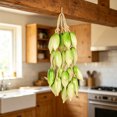 thumbnail image 4 of Artificial White Radish String Decoration Lifelike White Radish Decor for Home Kitchen,Fall Harvest Festival Whimsical Touch and Educational Use - Thanksgiving Autumn Farmhouse Decoration, 4 of 5