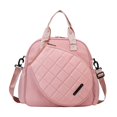 thumbnail image 2 of Bolsa de tenis grande para fitness, con cremallera, multiusos, portátil, para principiantes Rosa, 2 of 8
