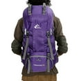 thumbnail image 4 of Mochila de Senderismo Zulema Mochila de viaje impermeable 60 l Rosa, 4 of 5