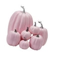thumbnail image 4 of Lipstore 7Pcs Assorted Artificial Pumpkins Embellishment Photo Props Halloween Decoration Pink, 4 of 8