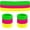 color mixing(Not blacklight), variant on 80s Neon Sweatbands Set 80s 90s Outfits for Women Wristband and Headband Neon Band 80 s Accessories for Women Sweatband for Glow Party Supplies Halloween Costume