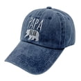 thumbnail image 1 of Waldeal Men's Papa Bear Embroidered Baseball Cap, Washed Denim Adjustable Dad Hat, 1 of 5