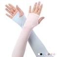 thumbnail image 3 of Yuarrent Protector solar físico para brazos, mangas para actividades al aire libre, ciclismo de verano, mangas para correr, sol Ciclismo azul, 3 of 6