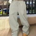 thumbnail image 5 of Hip Hop Embroidered Camouflage Double Waist Pants, 5 of 5