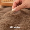 thumbnail image 5 of Square Faux Fur Sheepskin Chair Cover Seat Cushion Pad Super Soft Area Rugs for Living Bedroom Sofa 17in x 17in, 5 of 8