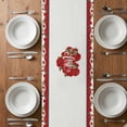 thumbnail image 6 of Valentine's Day Table Runner - 90 Inch Long, Kitchen Dining Table Runner Dresser Scarves, Red Truck Love Heart Roses Romantic Floral Farmhouse Decor for Coffee Tables Wedding Party Banquet, 6 of 8