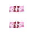 thumbnail image 3 of Soidarity 24 Uds. De uñas artificiales, extralargas, con gradiente, puntas de uñas postizas, decoración para mujeres, accesorio de manicura para mujeres rojo 2piezas Soidarity CBP456228, 3 of 5